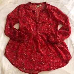 Roxanne Sheer/mesh Top